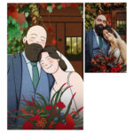 Eu vou fazer uma ilustração de casal para você