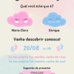 Eu vou criar um convite personalizado para o seu evento
