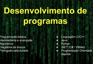 Eu vou desenvolver um programa de computador