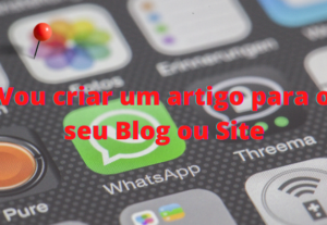 Eu vou criar ótimos artigos para o seu Blog