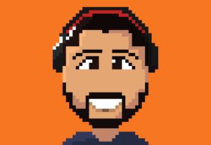 Eu vou fazer um retrato seu de pixel art
