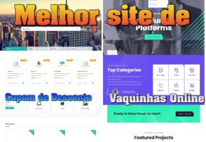Eu vou criar site de vaquinhas online ou cupom de desconto