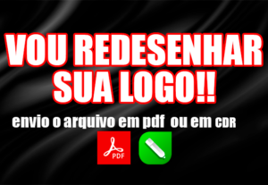 Eu vou Vetorizar sua logo e disponibilizar em pdf ou cdr.