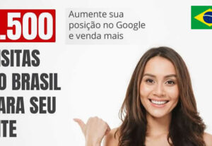 Eu vou enviar 1500 Visitas do Brasil para seu site - Tráfego...