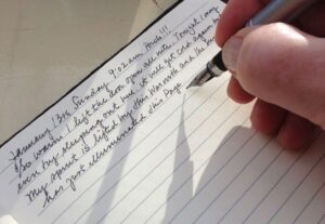 Eu vou escrever um texto para você