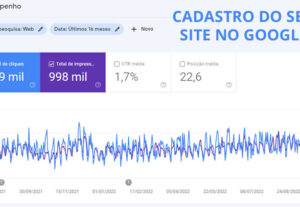 Eu vou cadastrar todas as páginas do seu site no Google