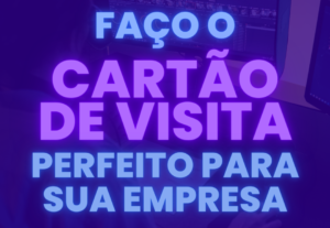Eu vou fazer a arte do cartão visita perfeito para sua empre...