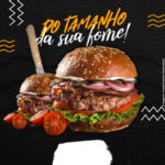 Eu vou fazer a arte da sua Hamburgueria