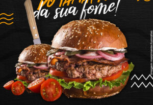 Eu vou fazer a arte da sua Hamburgueria