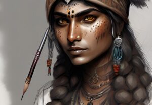 Eu vou fazer ilustração ou pintura digital.