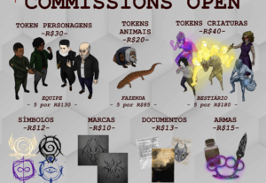 Eu vou desenhar emotes para sua stream na twitch ou servidor