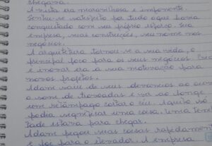 Eu vou fazer uma boa redação para você.