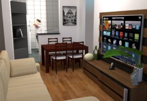 Eu vou fazer projetos em 3D, plantas, moveis entre outros...