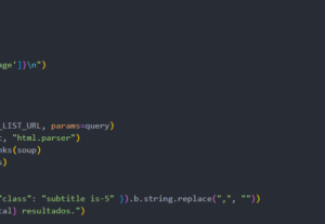 Eu vou fazer um script de web scraping para você