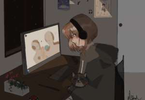 Eu vou fazer um desenho pra você