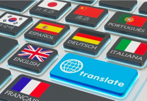 Eu vou traduzir em inglês, italiano, francês e português