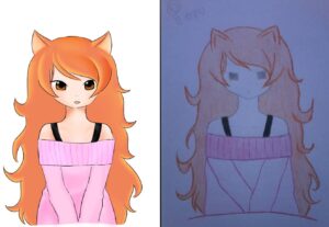 Eu vou refazer o seu desenho digitalmente =3