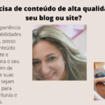 Eu vou criar conteúdo para seu blog