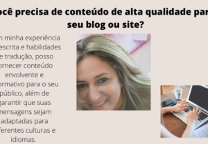 Eu vou criar conteúdo para seu blog