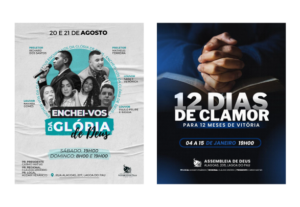 Eu vou criar artes para a sua igreja.