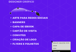 Eu vou criar artes para suas redes sociais