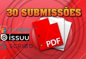 Eu vou criar 30 dofollow backlinks em sites pdf D80+