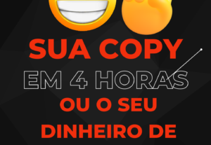 Eu vou fazer a sua copy personalizada
