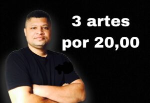 Eu vou fazer 3 artes para o seu produto ou serviço
