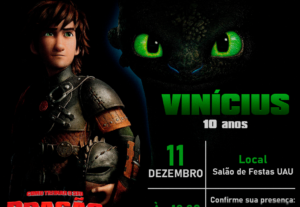 Eu vou fazer um convite de aniversário