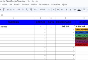 Eu vou fazer seu sistema de Gestão de Tarefas.