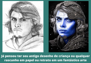 Eu vou Transformar teu desenho em Arte Digital