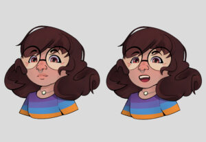 Eu vou fazer seu OC ou você no estilo cartoon