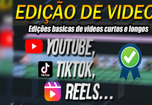 Eu vou Editar seus vídeos para youtube e outras redes sociai...