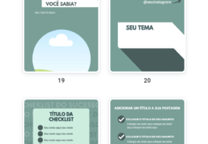 Eu vou enviar minhas templates do Canva pra você.