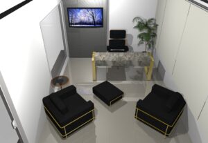 Eu vou criar projetos de interiores.