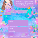 Eu vou Fazer seu convite de aniversário personalizado