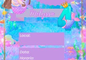 Eu vou Fazer seu convite de aniversário personalizado