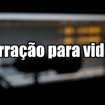 Eu vou fazer uma narração para seu vídeo.