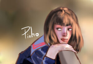 Eu vou fazer uma arte digital para você