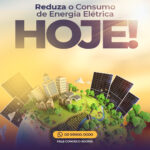 Eu vou criar Artes de Energia Solar Pra suas Redes Sociais