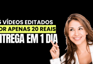Eu vou editar vídeos para seu tiktok