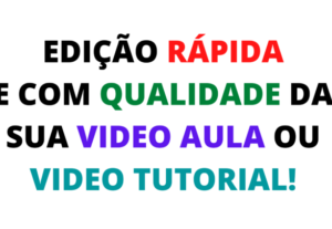 Eu vou editar video 10 minutos vou colocar legenda