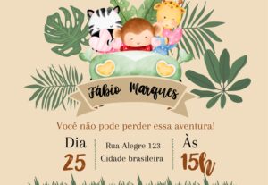 Eu vou fazer o melhor convite de aniversário digital