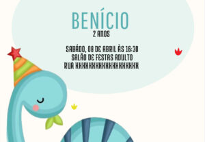 Eu vou fazer convites digitais para sua festa