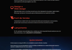 Eu vou fazer uma página de alta conversão para você