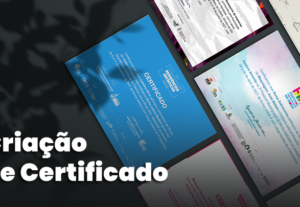 Eu vou montar o design do certificado do seu curso