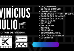 Eu vou fazer a edição de vídeo que você precisa.