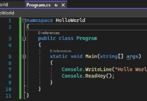Eu vou fazer seu trabalho em CSharp