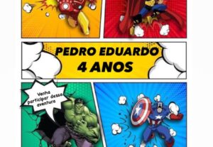 Eu vou fazer convites de aniversário infantil, 15 anos e adu...