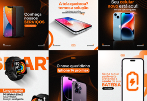 Eu vou fazer artes criativas para a sua Rede Sociais